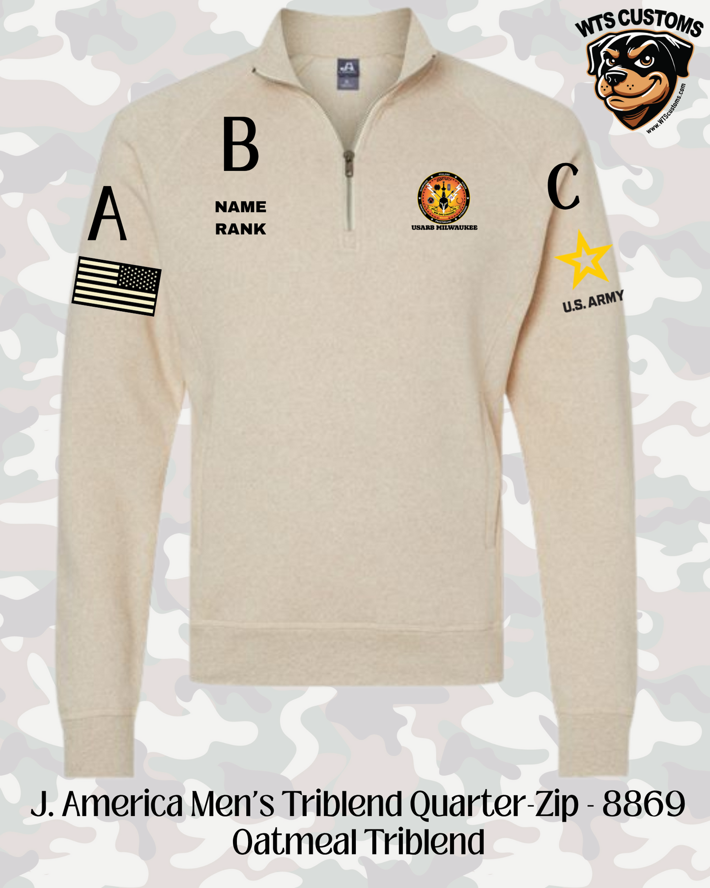 USARB J.America 1/4 Zip