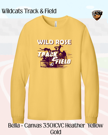 Wild Rose Track and Field Cotton Long Sleeve.