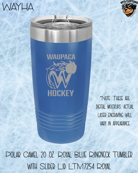Hockey Drip 20oz Laser Engraved Tumbler