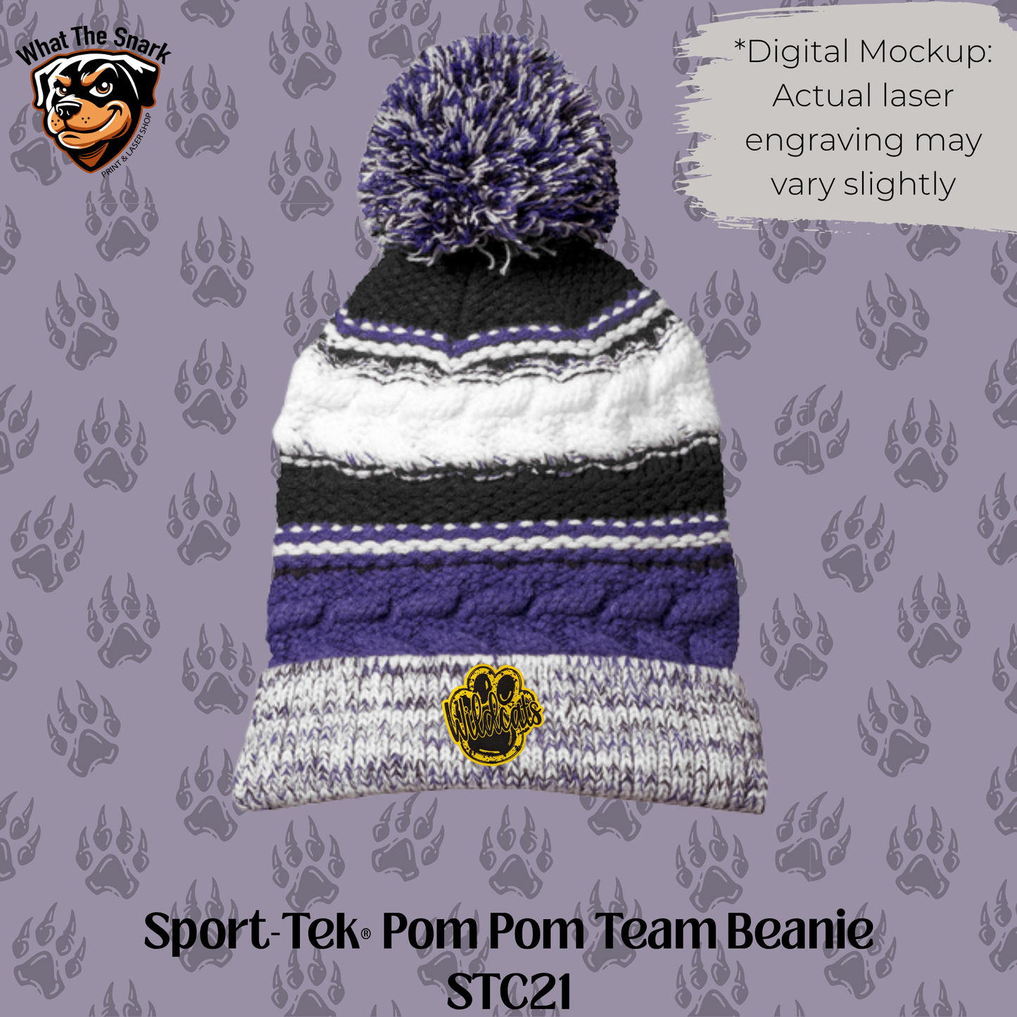 Wildcats Paw Pom Pom Hat