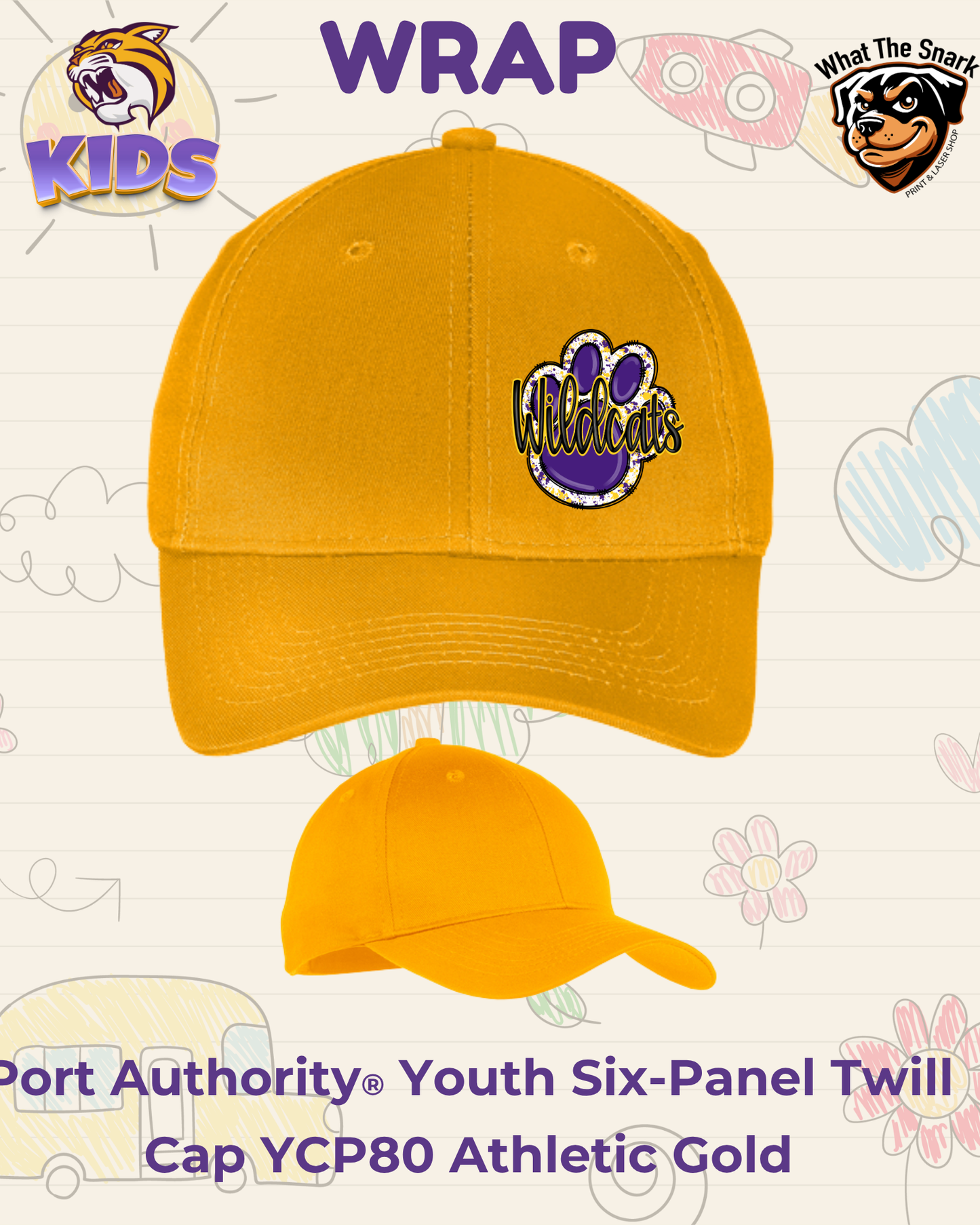 WRAP Wildcats Youth Cap