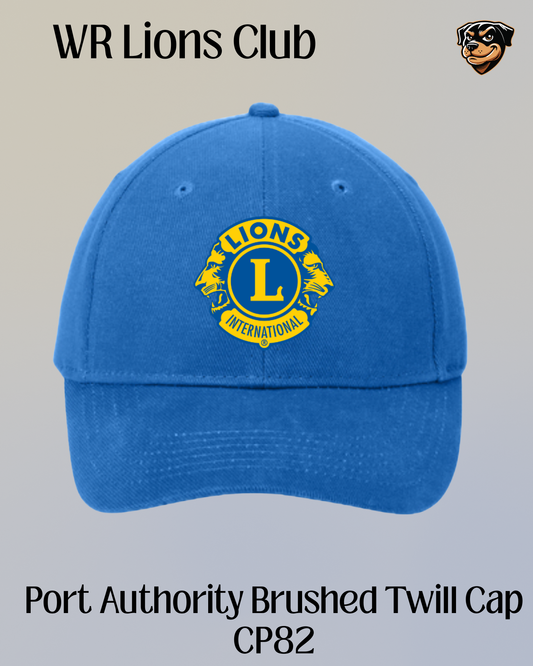 WR Lions Port Authority Twill Cap