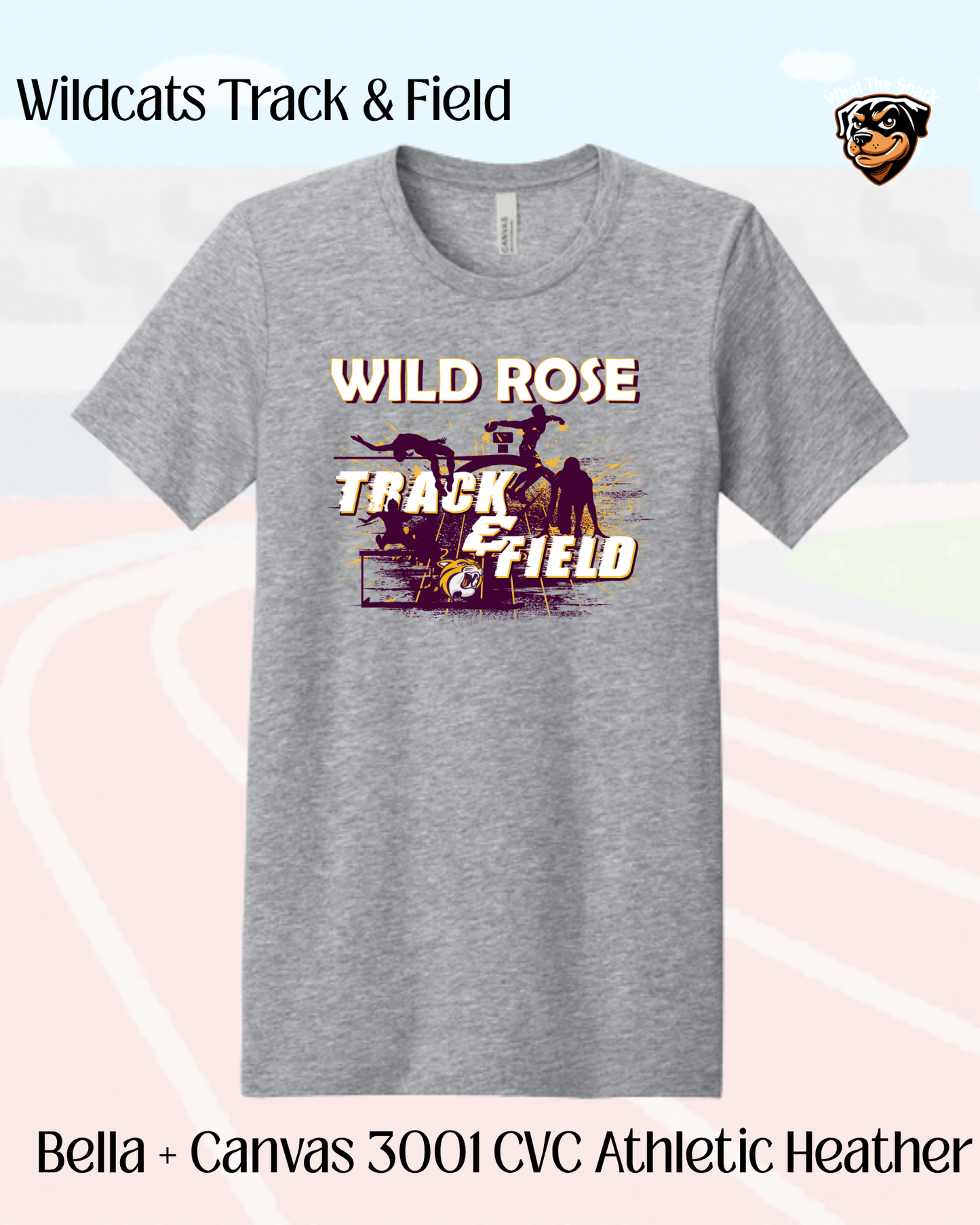 Wild Rose Track and Field Cotton Tee