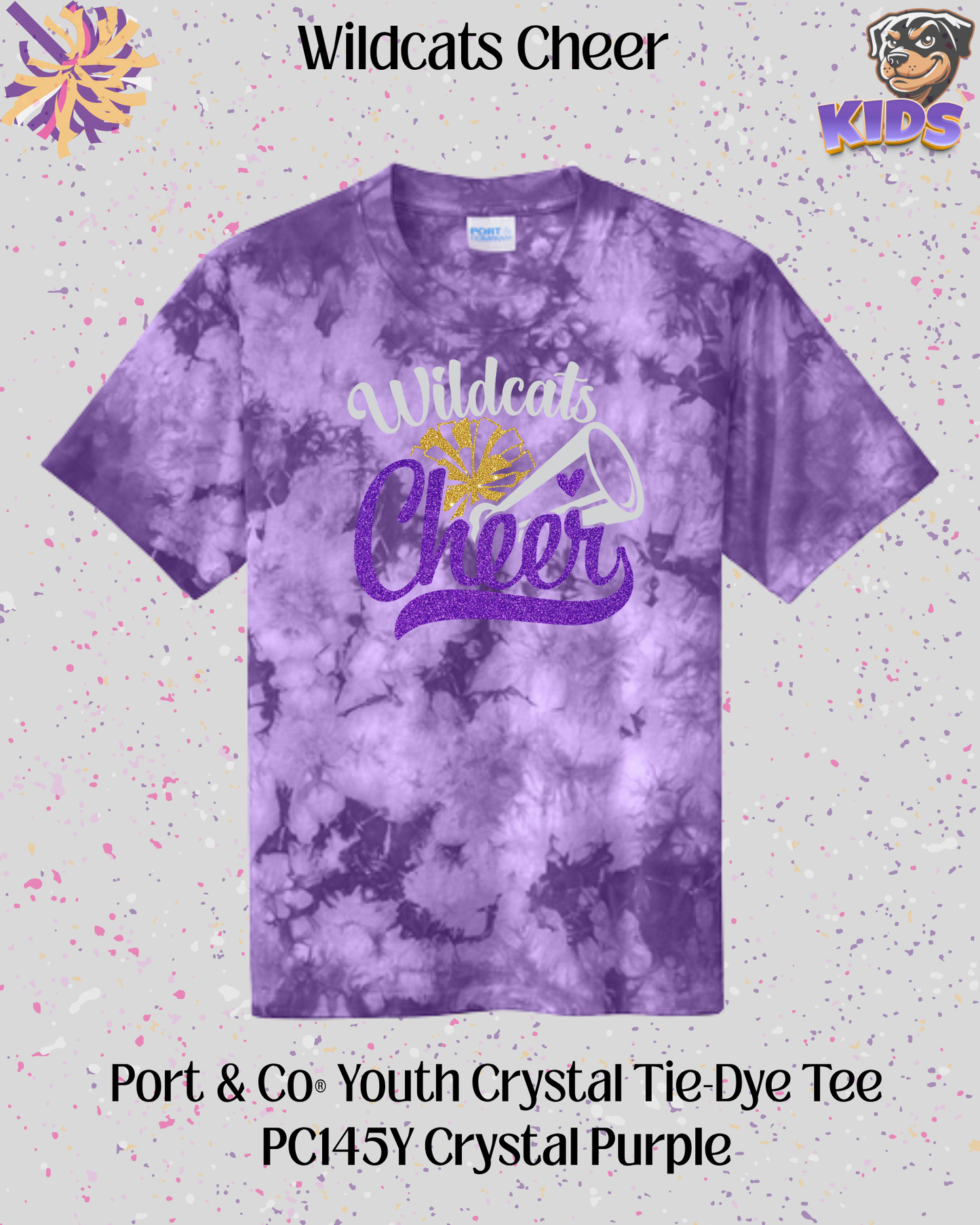 Wildcats Cheer Youth Tee