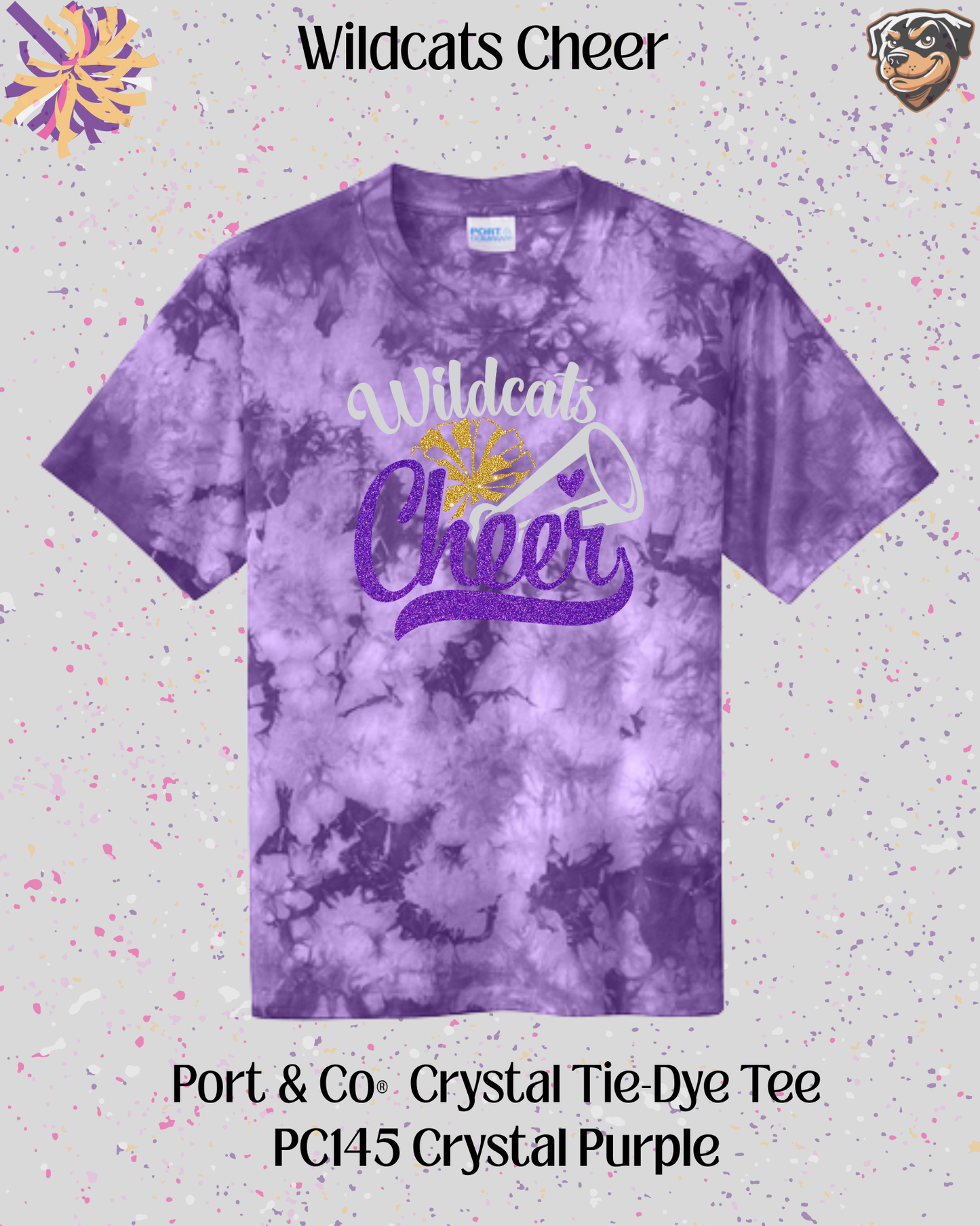 Wildcats Cheer Adult Tee