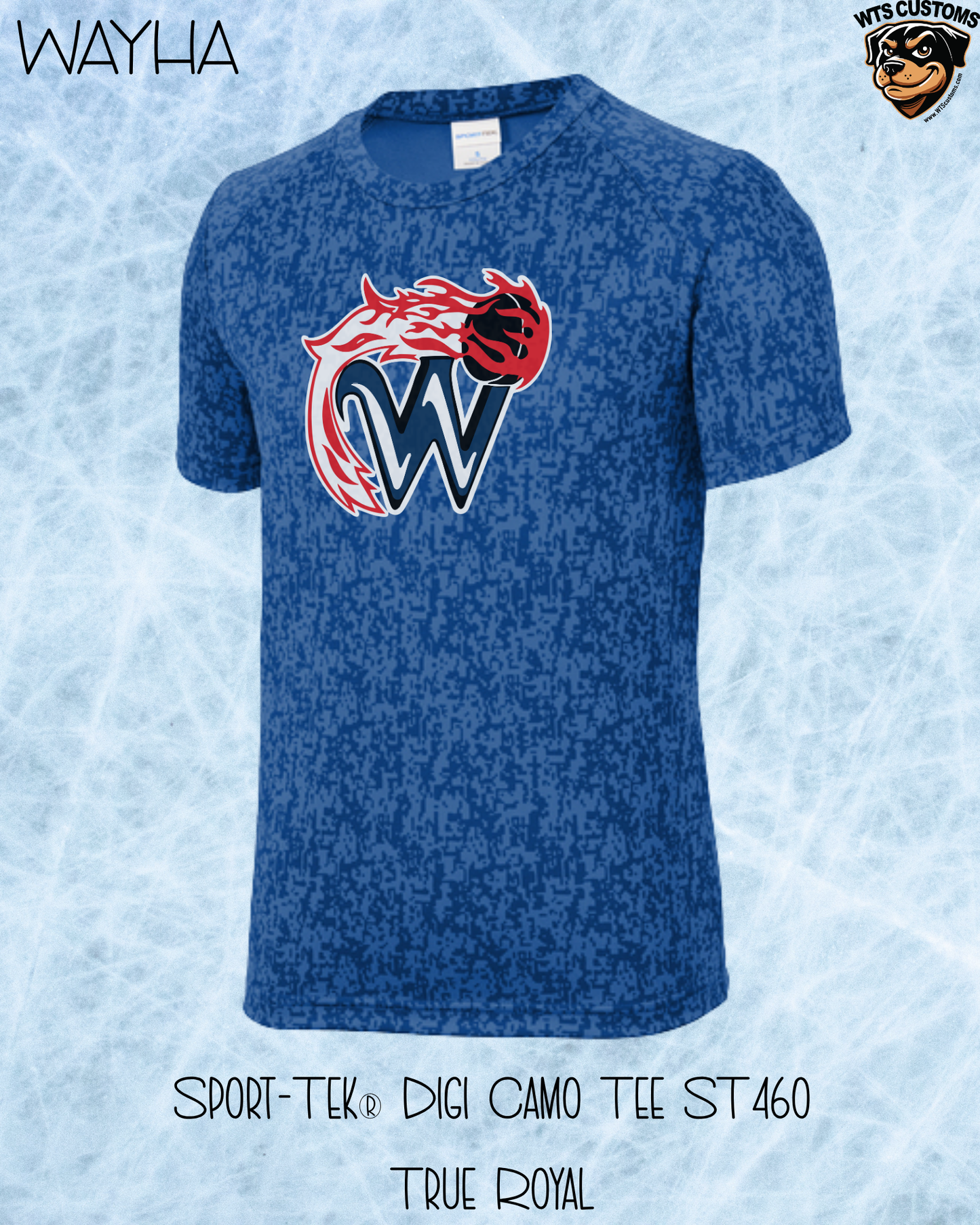 WAYHA Camo Adult Tee