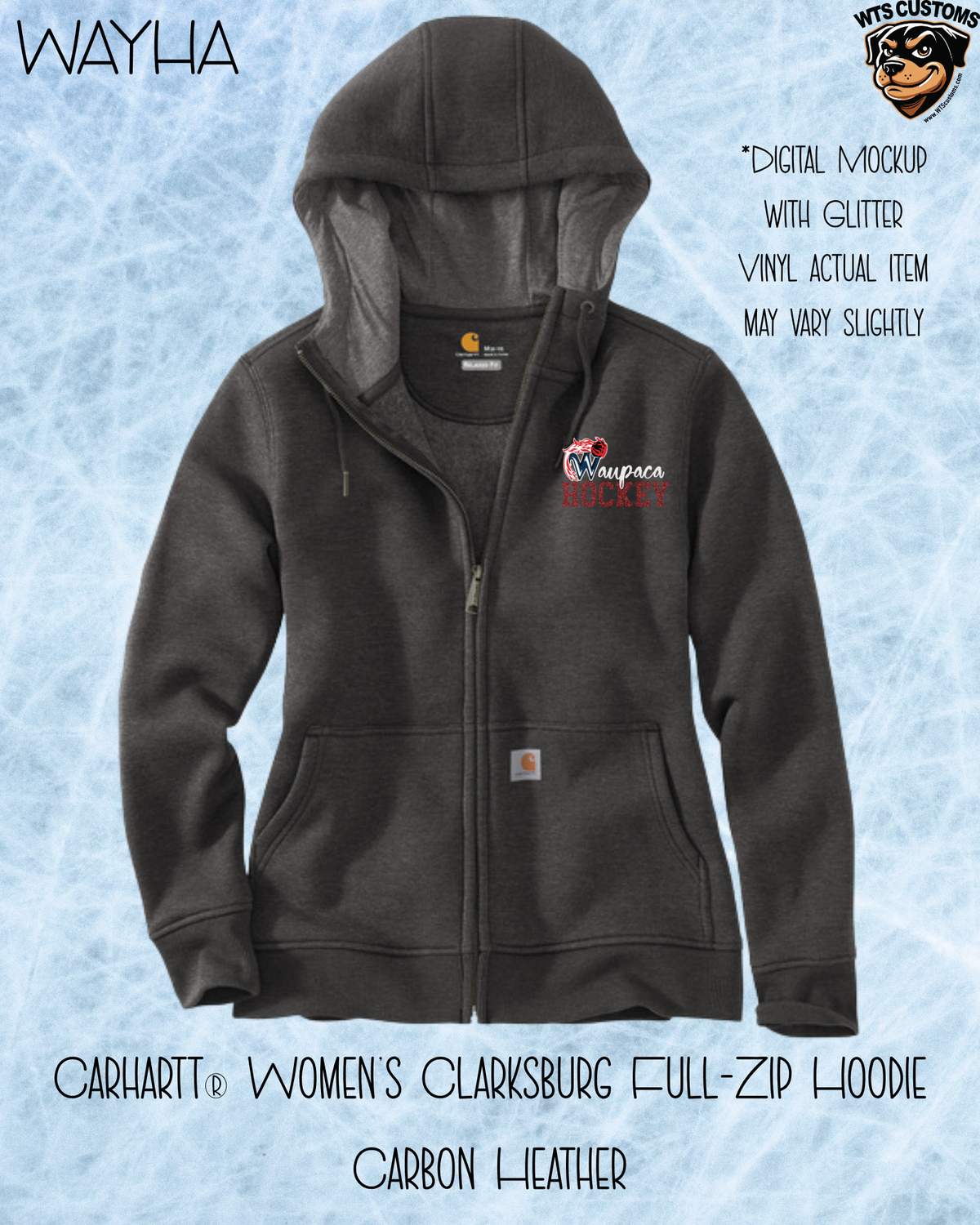 WAYHA Glitter Carhartt Women's Zip Up