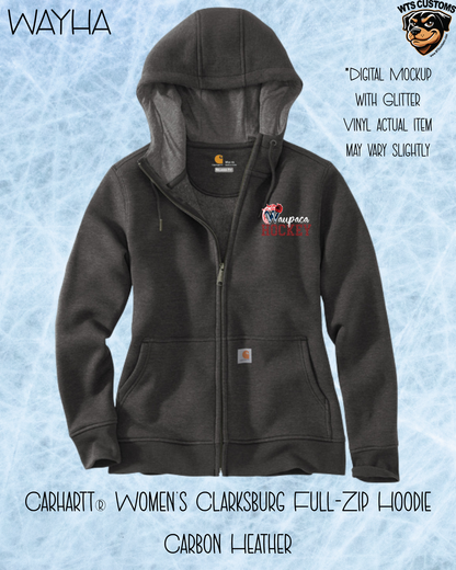 WAYHA Glitter Carhartt Women's Zip Up