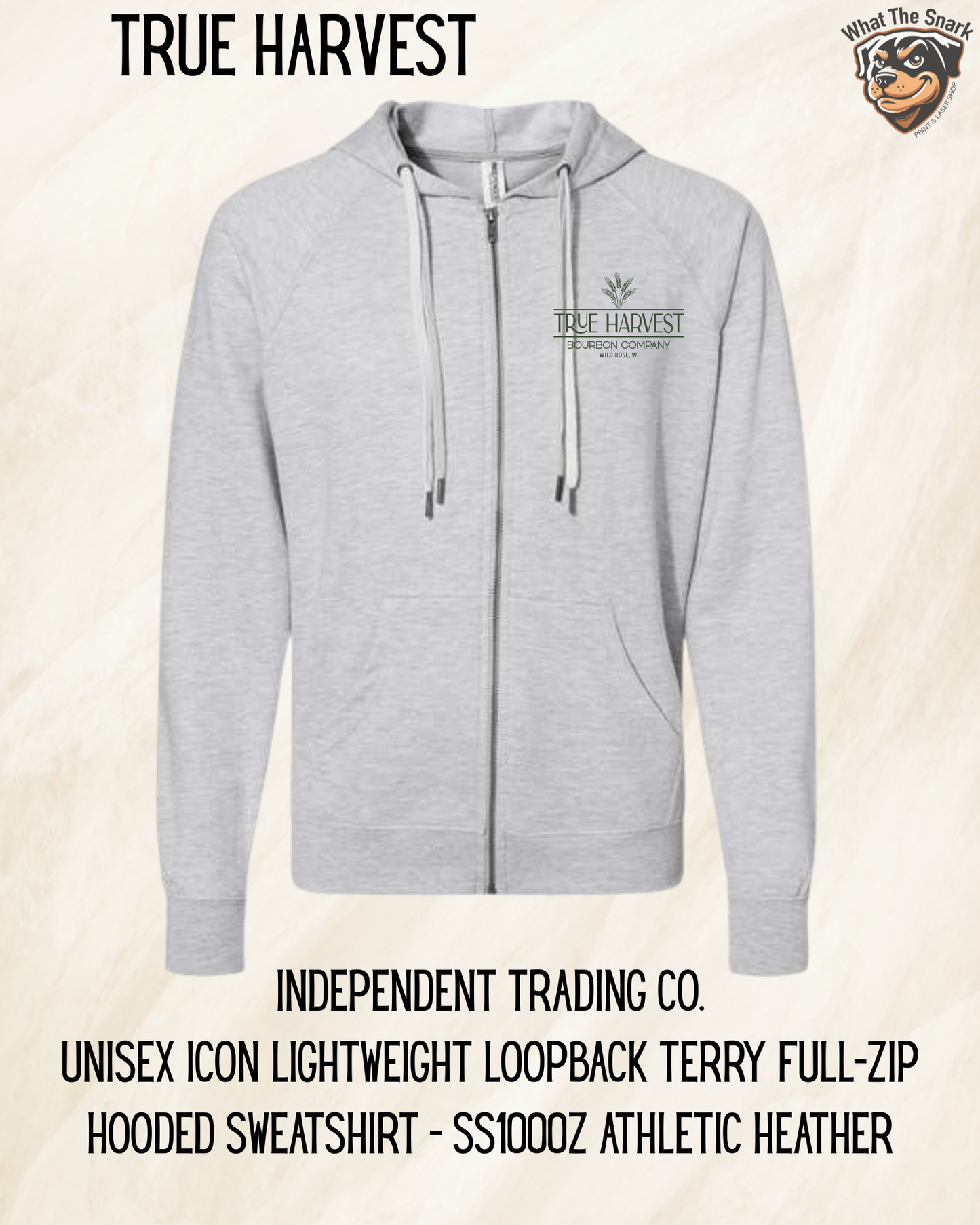 TH Light Terry Full Zip Hoodie