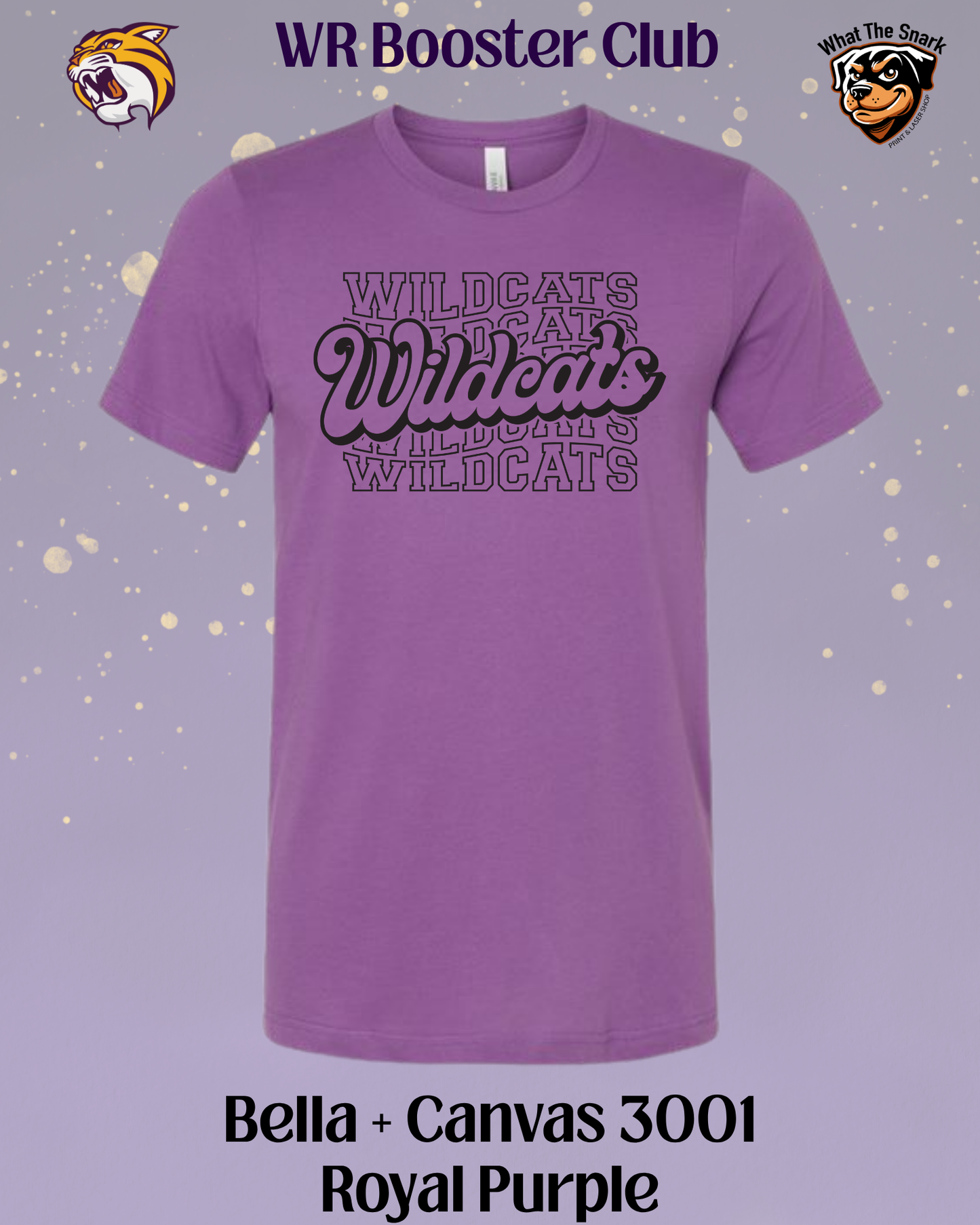 Wildcats Classic Stacked Graphic Tee