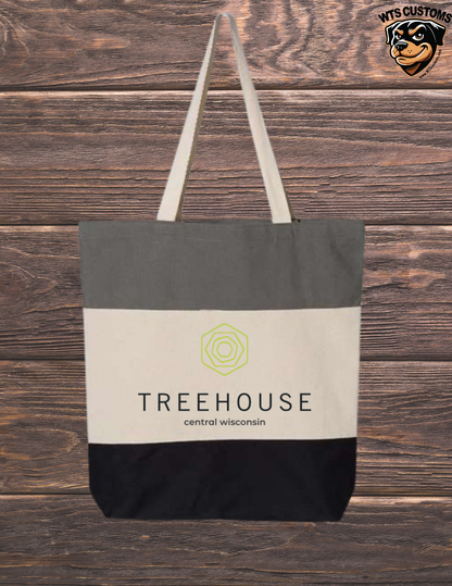 Treehouse Tri-Color Tote