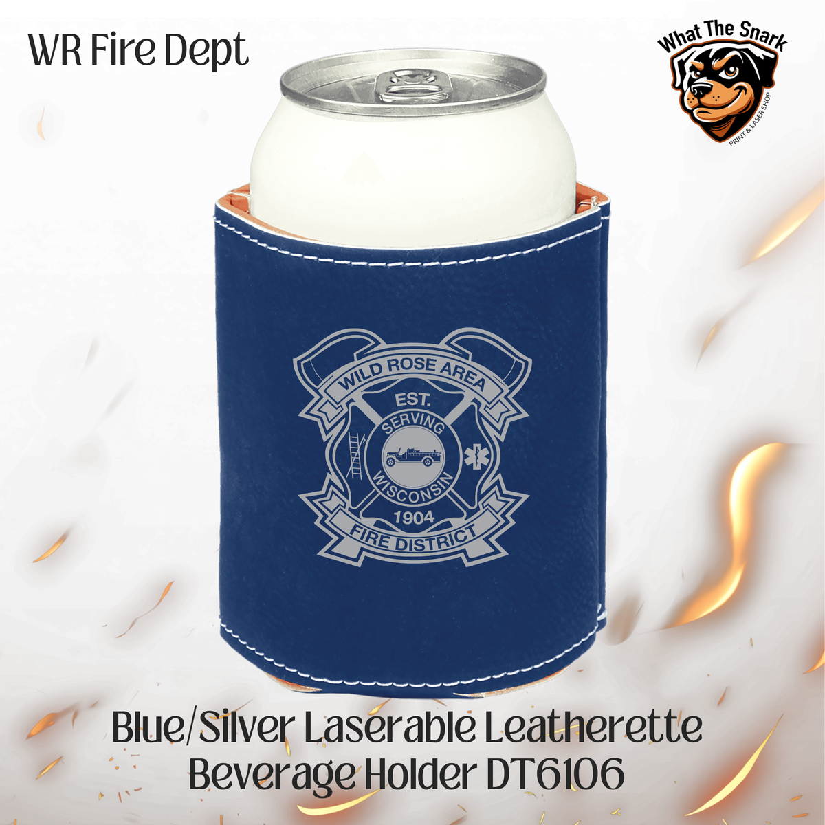 WRFD Leather Koozie