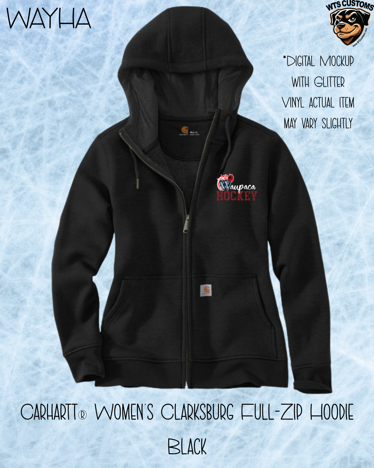 WAYHA Glitter Carhartt Women's Zip Up