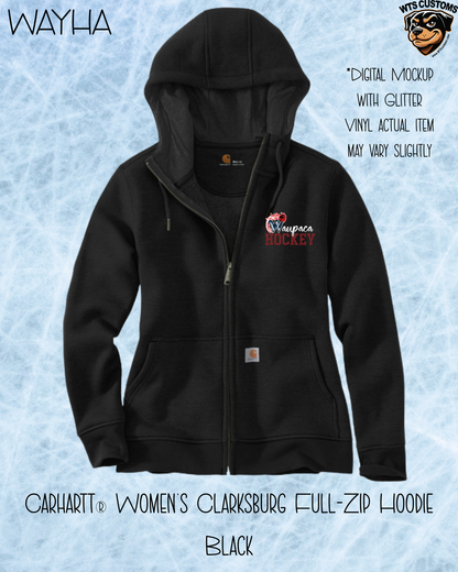 WAYHA Glitter Carhartt Women's Zip Up