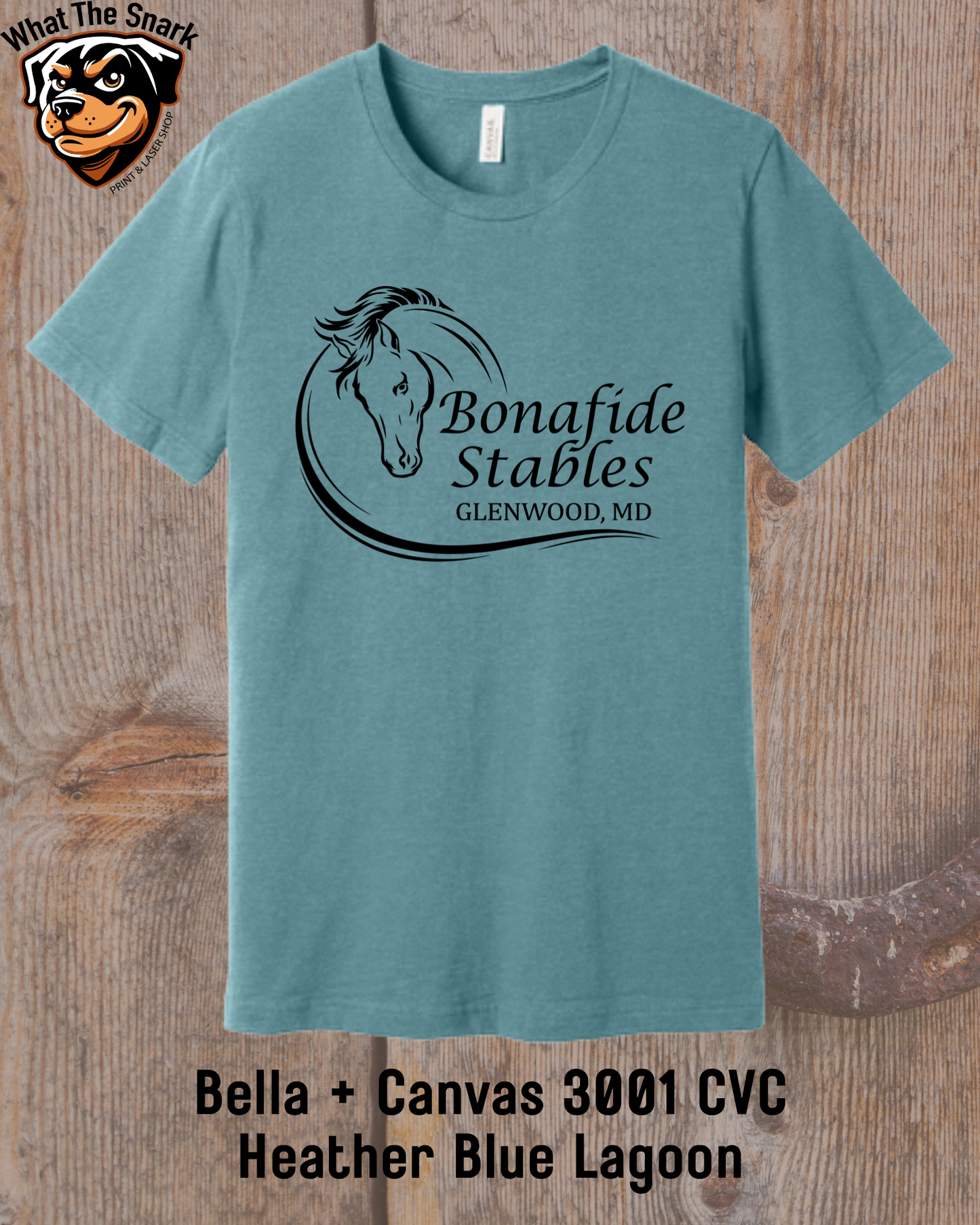 Bonafide Stables Full Logo CVC Tee