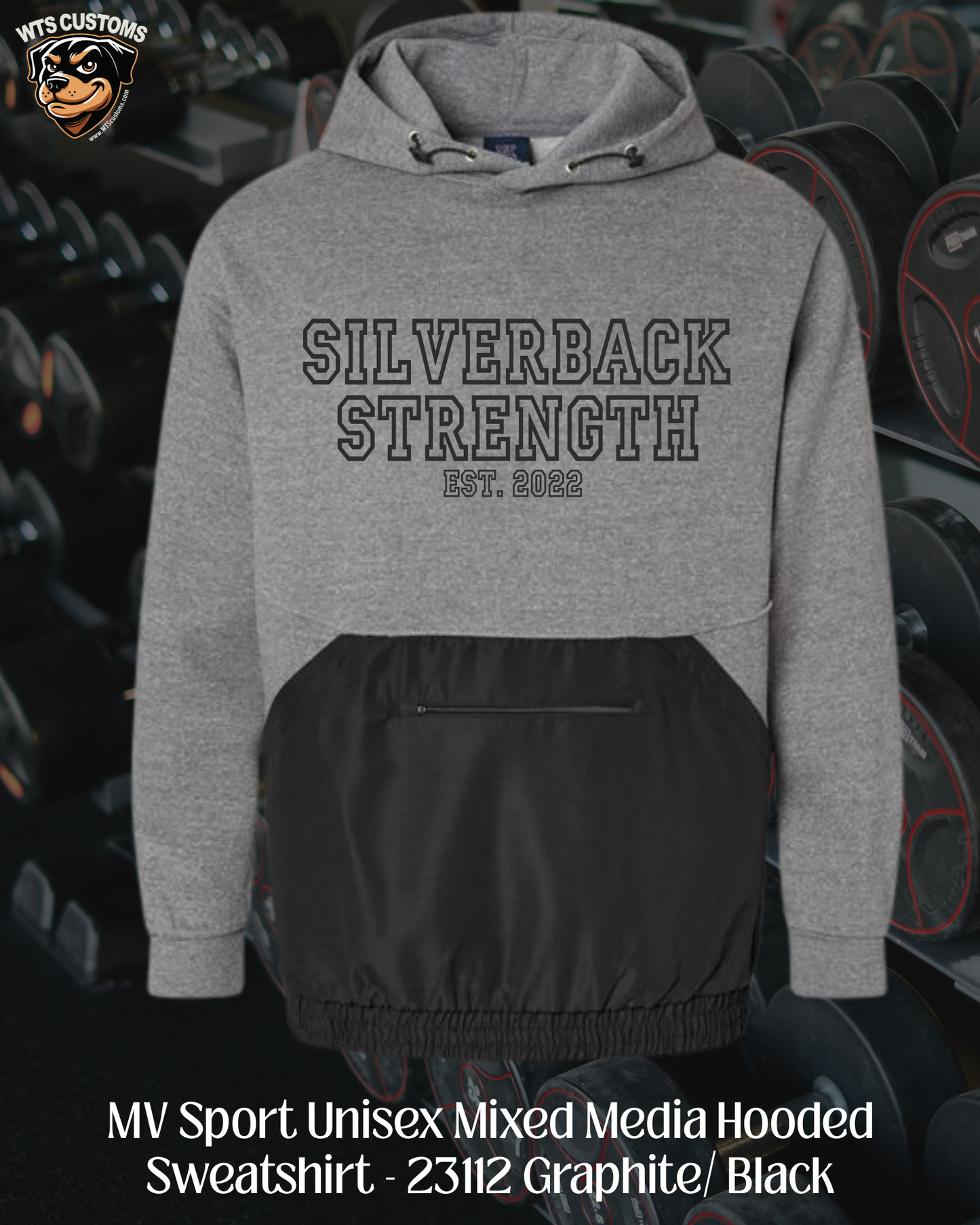 Silverback Mixed Media Hoodies