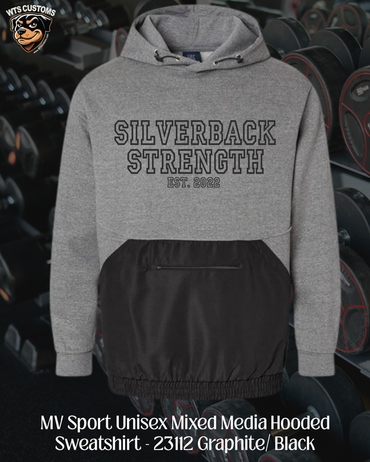 Silverback Mixed Media Hoodies