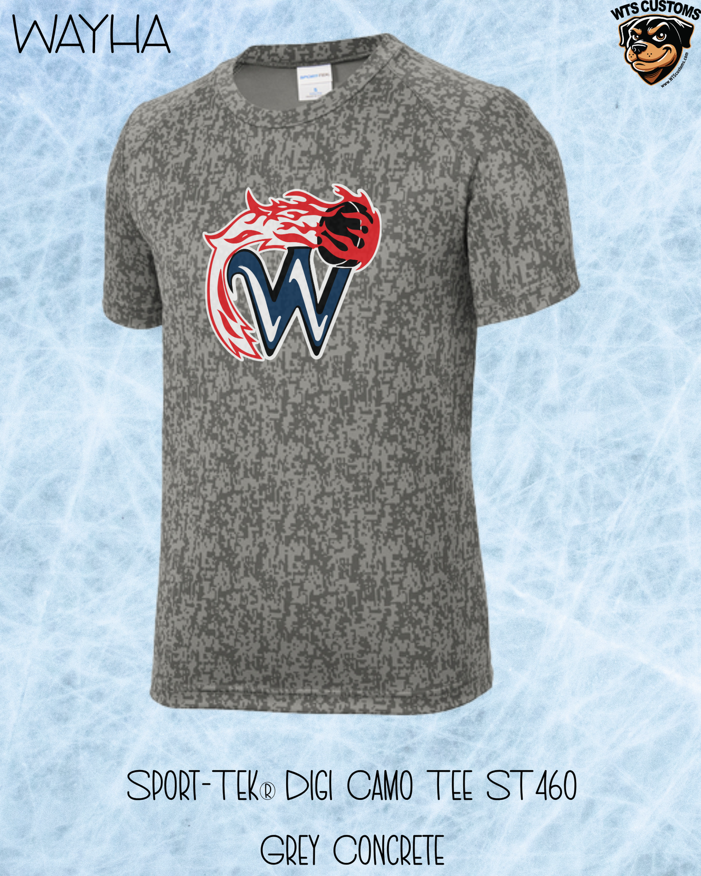 WAYHA Camo Adult Tee