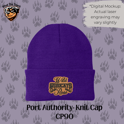 Wild Rose Wildcats Stacked Beanie
