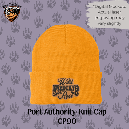 Wild Rose Wildcats Stacked Beanie