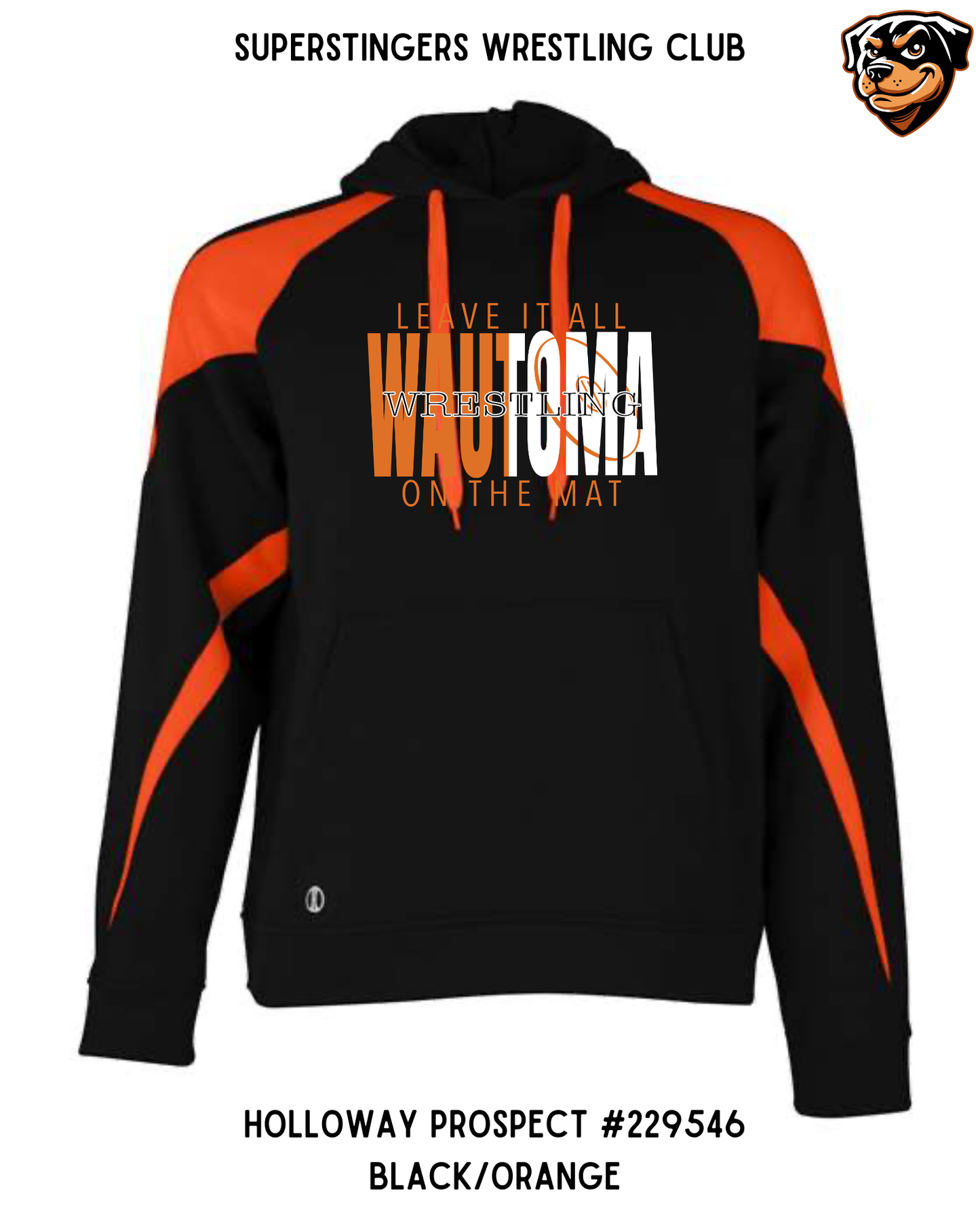 Super Stingers Leave it All on the Mat Youth Hoodies