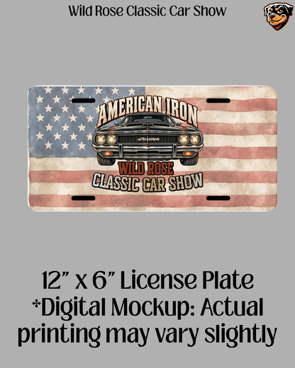 WR Classic Car Show Collectable License Plate