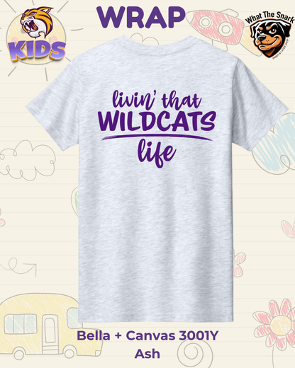 WRAP Livin' the Wildcat Life Youth Tee