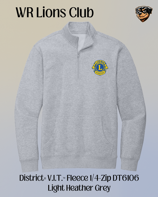 WR Lions 1/4 Zip