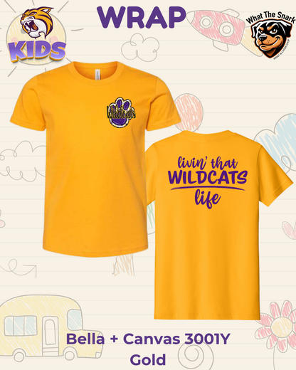 WRAP Livin' the Wildcat Life Youth Tee