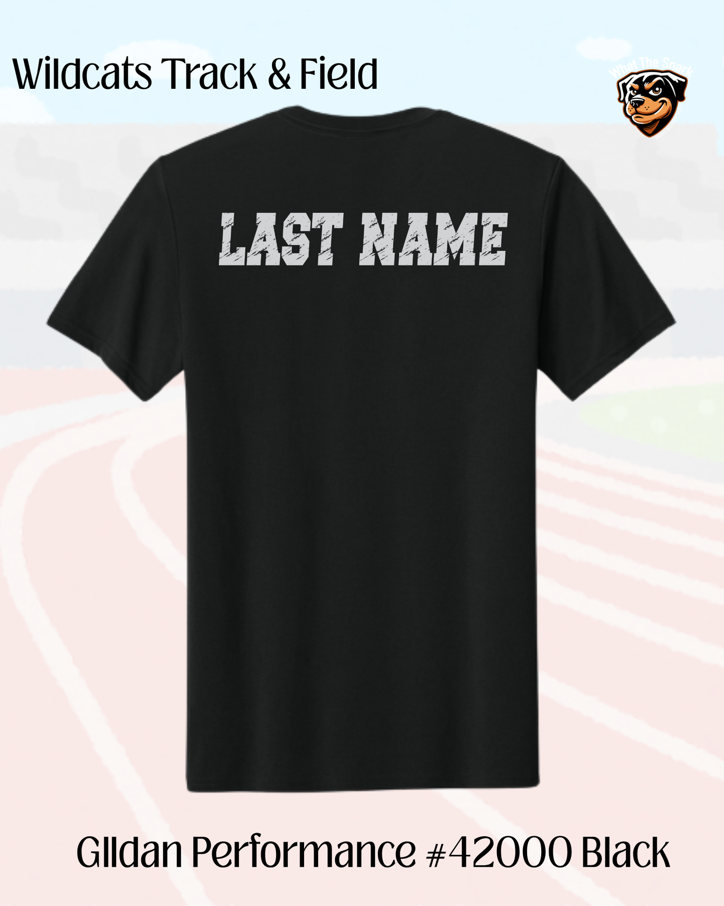 Wild Rose Track and Field Performance Tee Youth