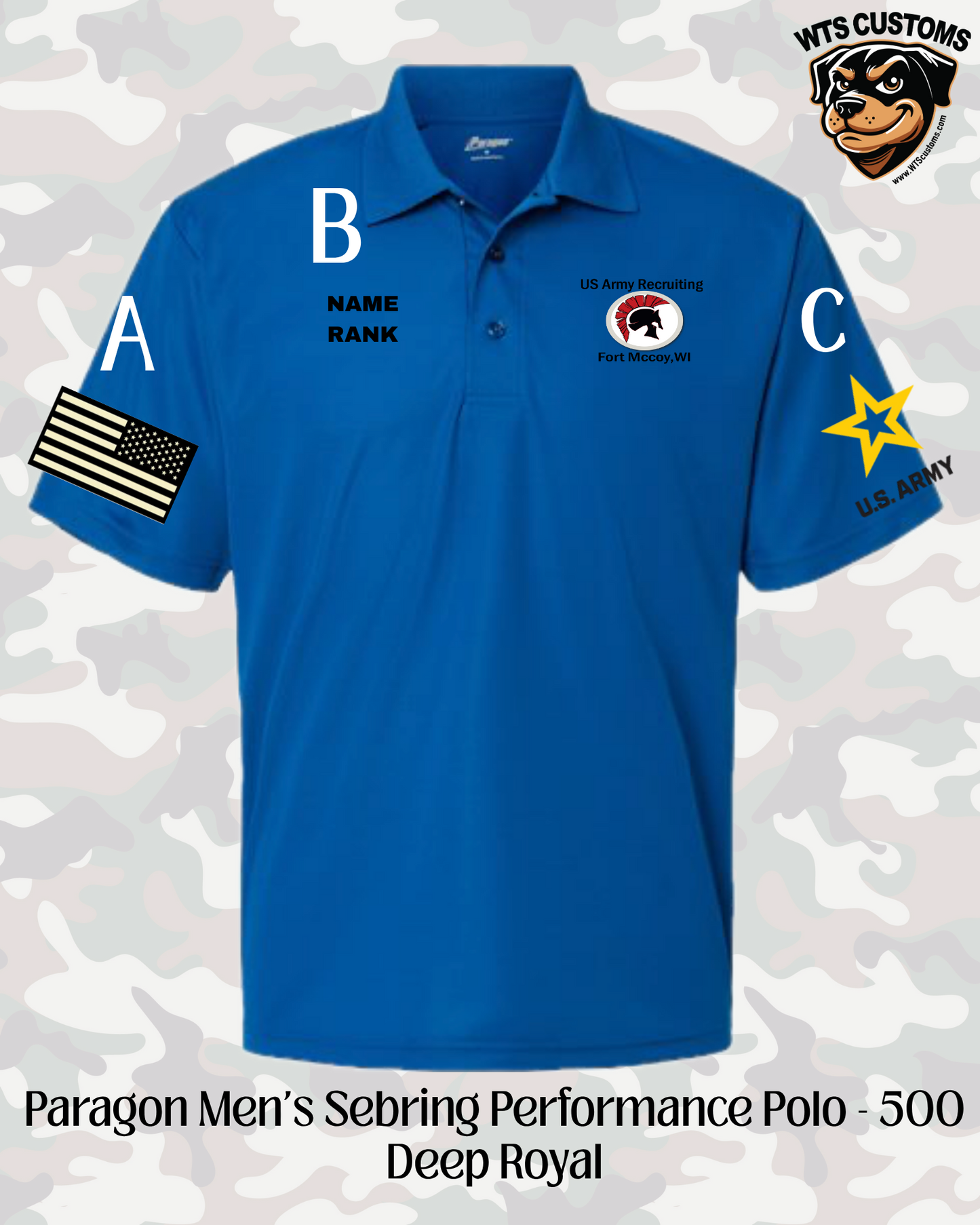 Fort Mccoy Logo Paragon Polo