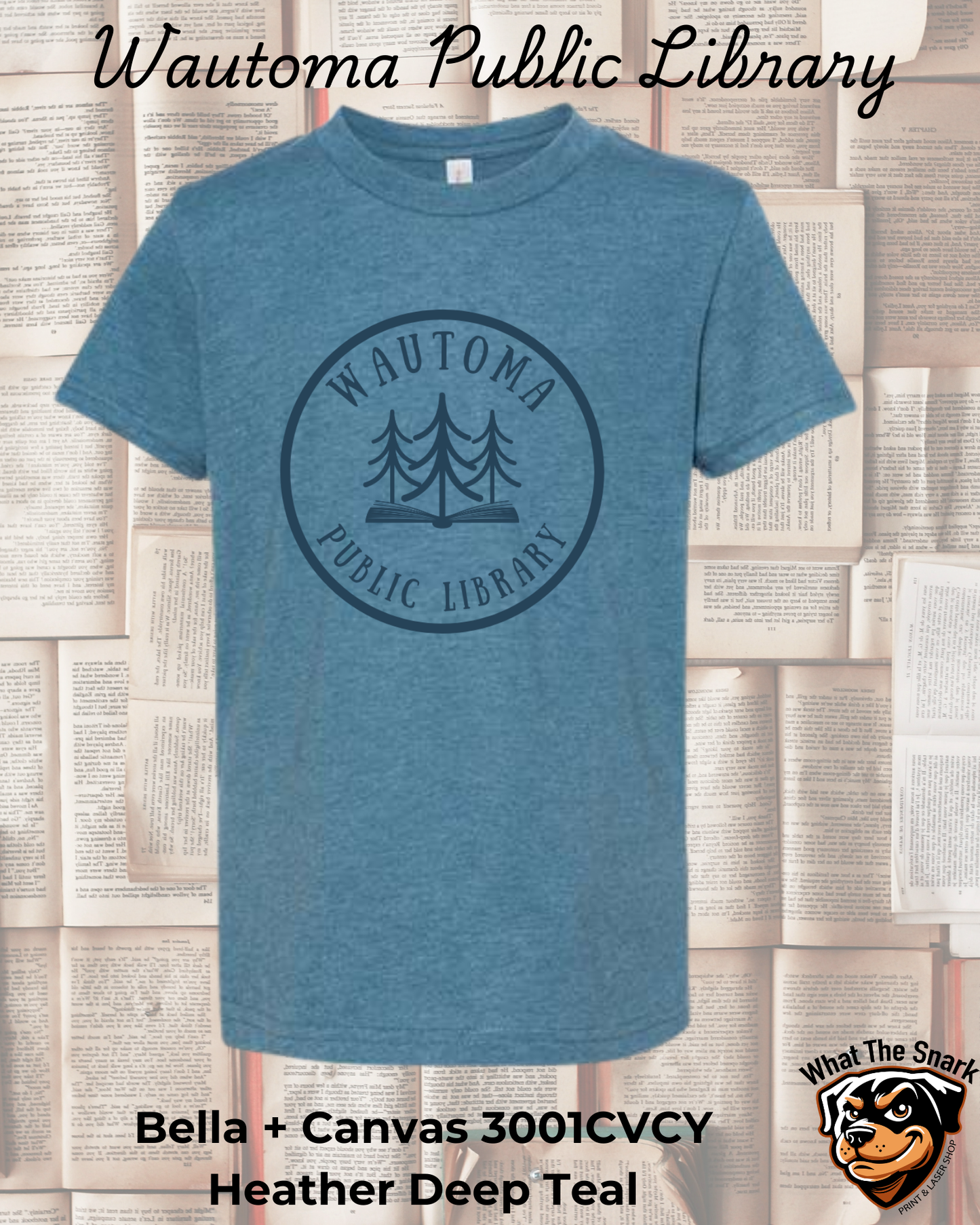 WPL Youth Wautoma Public Library T-shirt