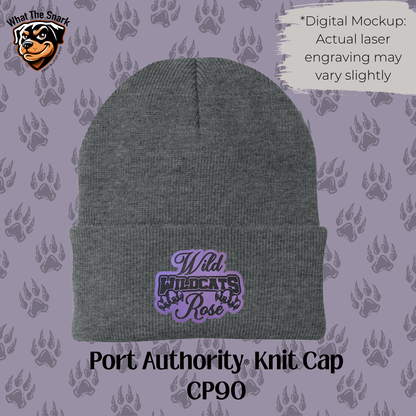 Wild Rose Wildcats Stacked Beanie