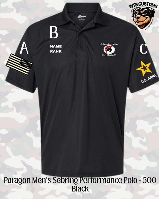 Fort Mccoy Logo Paragon Polo