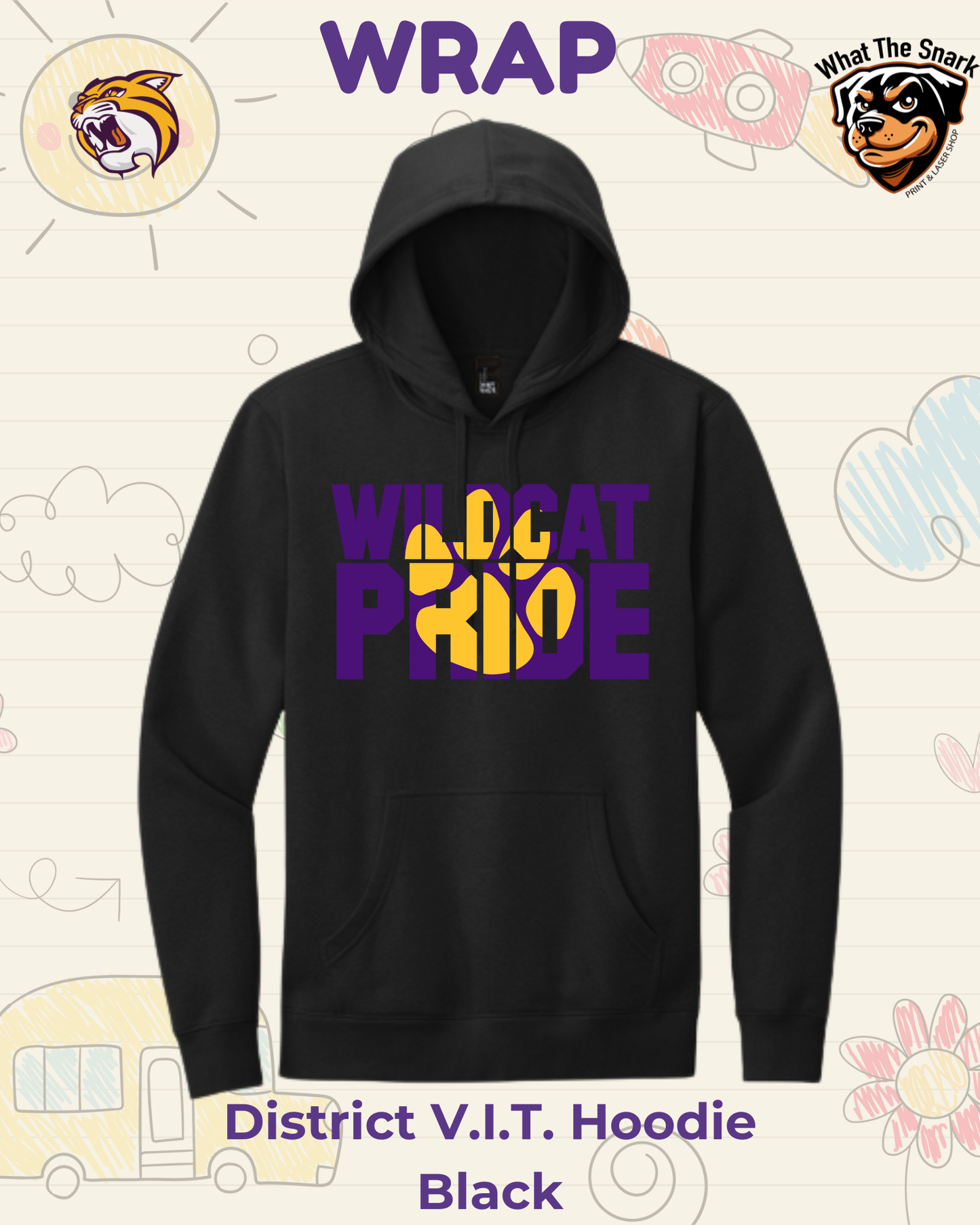 WRAP Wildcat Pride Adult Hoodie