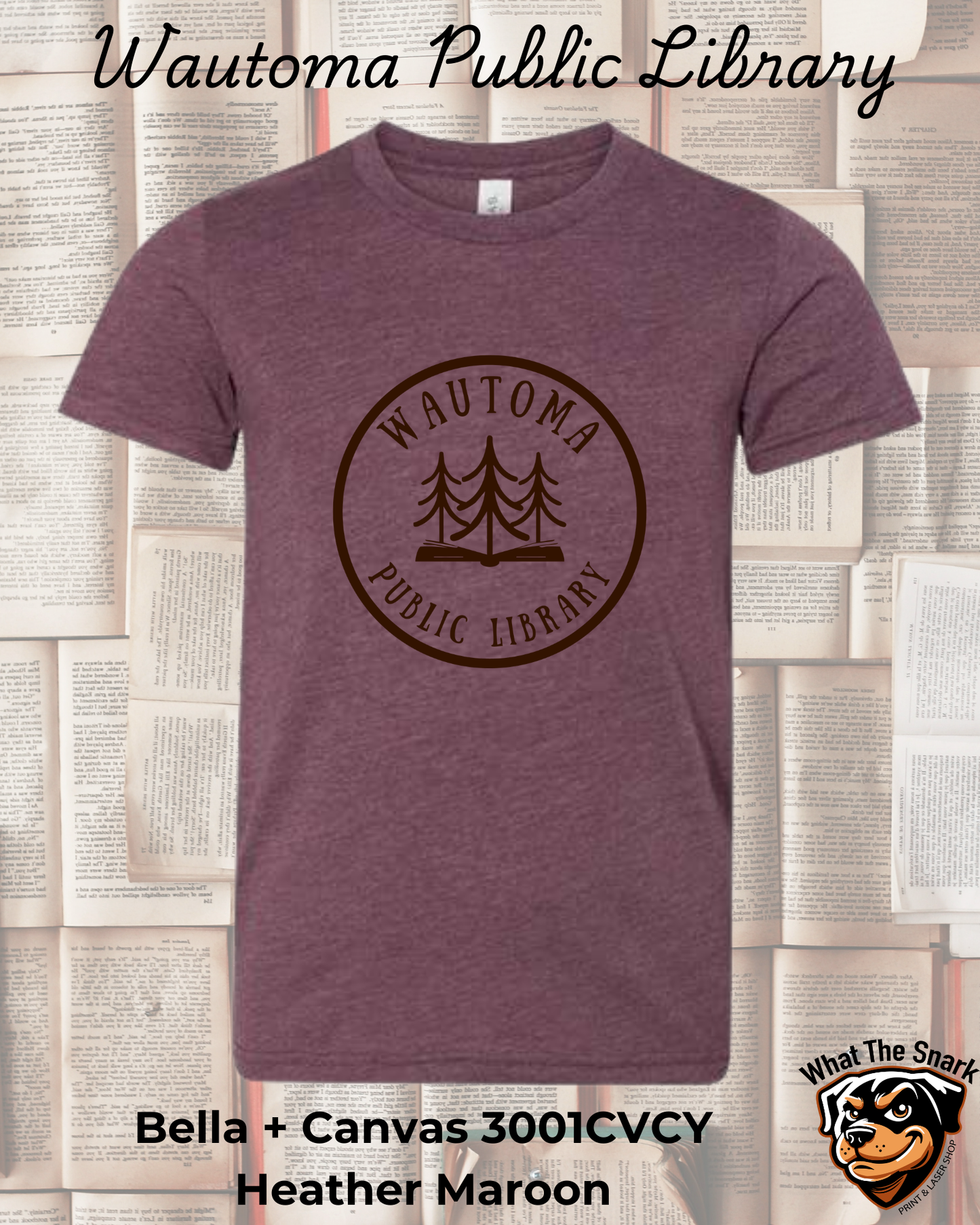 WPL Youth Wautoma Public Library T-shirt