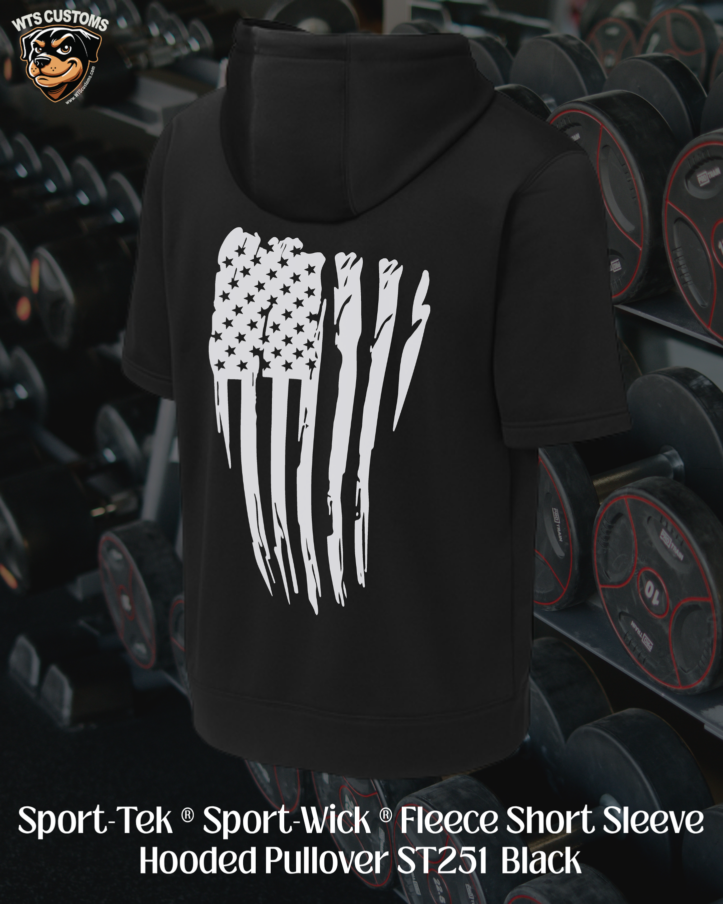 Silverback Moisture-Wick Short Sleeve Hoodie