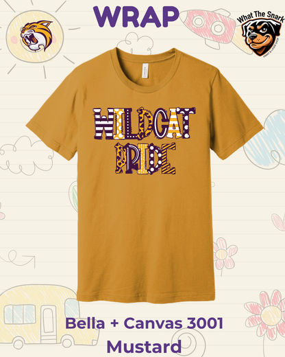 WRAP Wildcat Doodle Tee