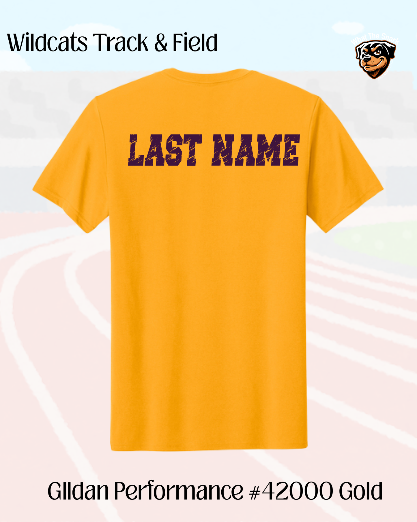 Wild Rose Track and Field Performance Tee