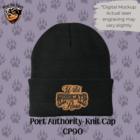 Wild Rose Wildcats Stacked Beanie