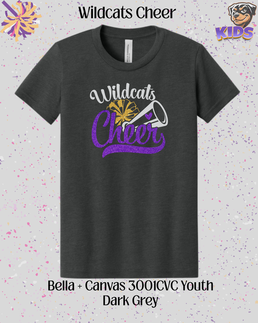 Wildcats Cheer Youth Tee