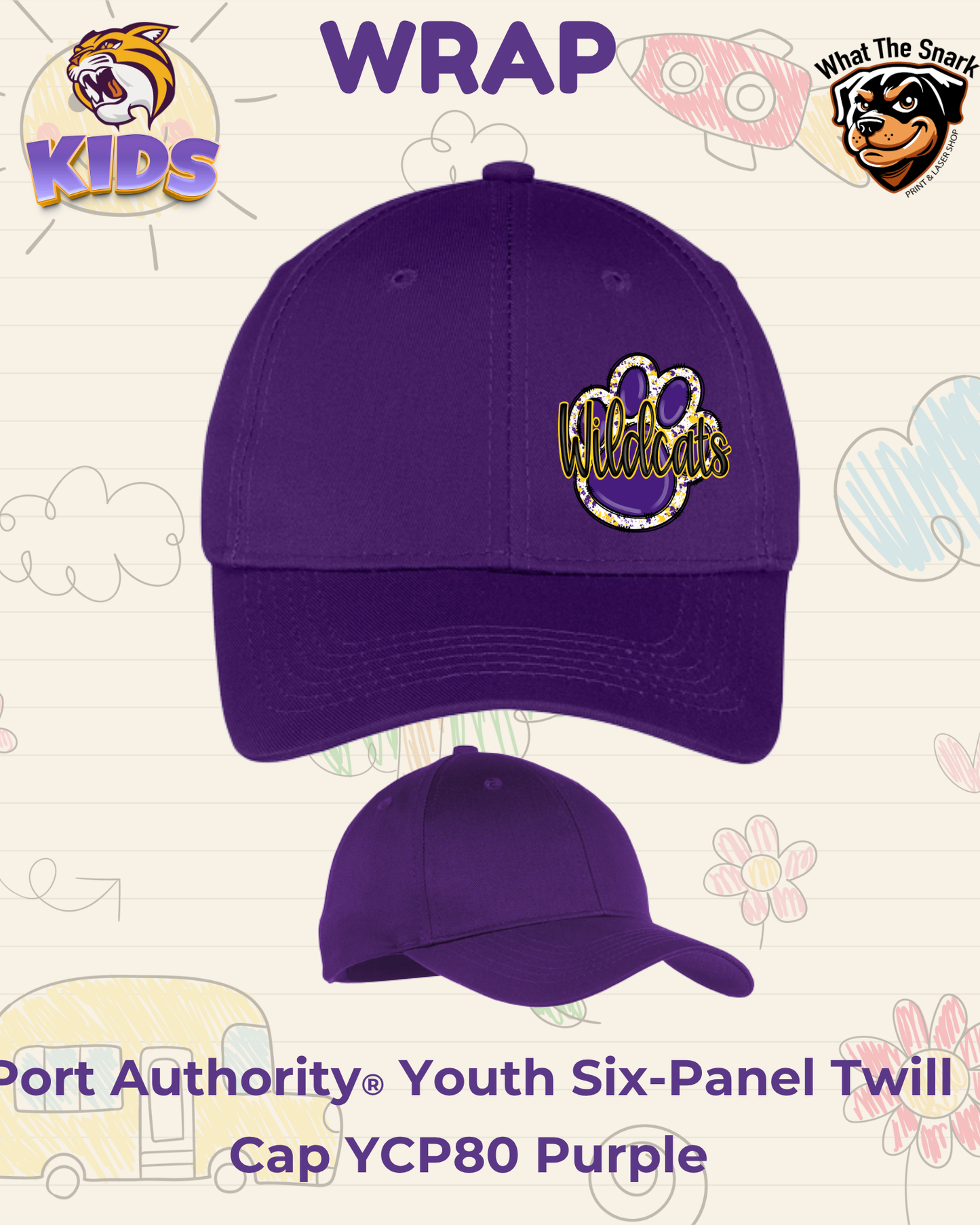 WRAP Wildcats Youth Cap