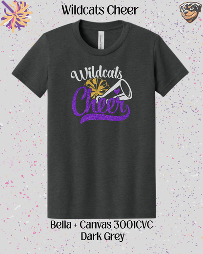 Wildcats Cheer Adult Tee