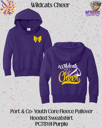Wildcats Cheer Youth Hoodie