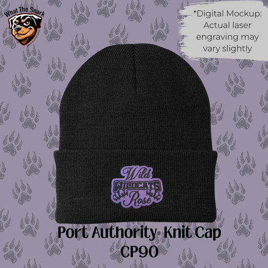 Wild Rose Wildcats Stacked Beanie