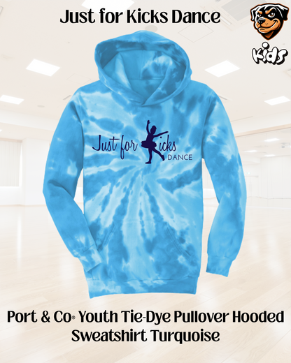 Just for Kicks Tie Dye Kids Hoodie
