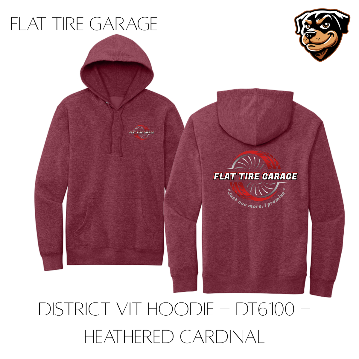 Flat Tire Garage Hoodie
