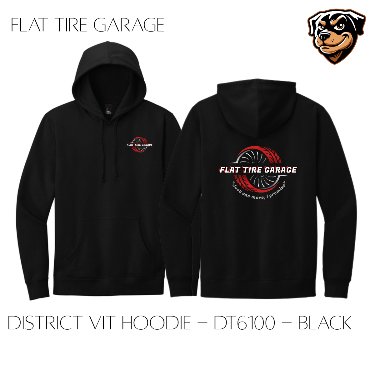 Flat Tire Garage Hoodie