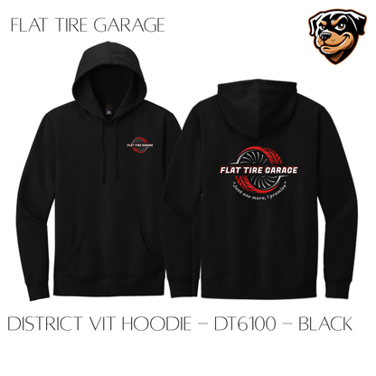 Flat Tire Garage Hoodie