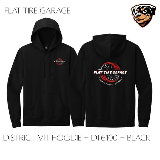 Flat Tire Garage Hoodie